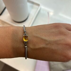 David Yurman bracelet 3mm  citrine